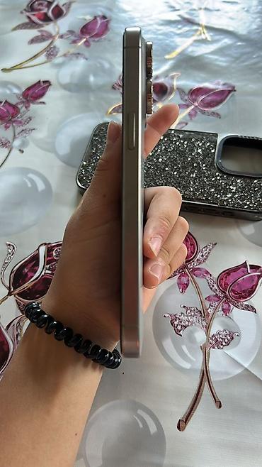 Apple iPhone: IPhone 15 Pro Max, Б/у, Серебристый, Чехол — 4