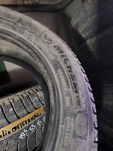 Транспорт: Шины 195 / 55 / R 15, Зима, Б/у, Комплект, Легковые, Michelin — 2
