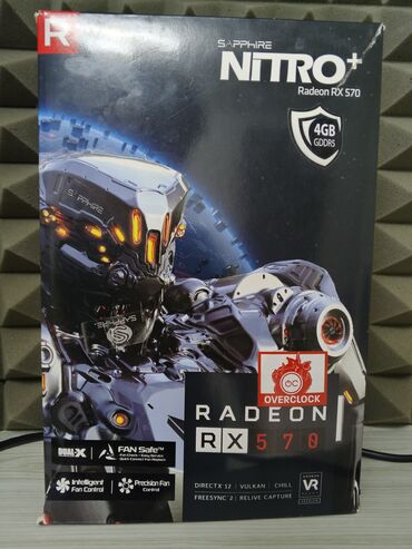 gddr5: Видеокарта, Б/у, AMD, Radeon RX, 4 ГБ, Для ПК