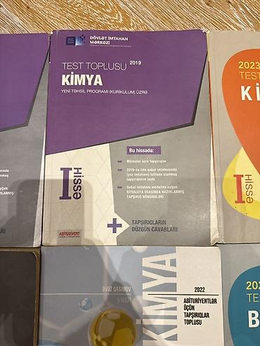 Testlər: Məhsul: DİM “Test Toplusu” kitabları dəsti – Kimya və Biologiya — 4