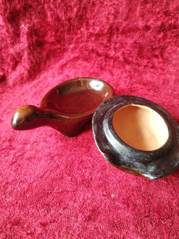 Digər kolleksiyalar: Keramika tısbağa fiquru – qapaqlı kiçik qab - Material: keramika — 8