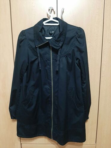 kozna jakna i duks: S (EU 36), Upotrebljenо, Sa postavom, bоја - Crna