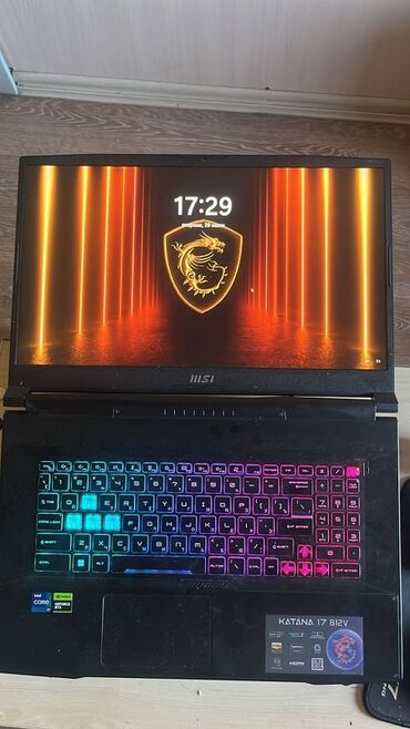 ноут буук: Ноутбук, MSI, 16 ГБ ОЭТ, Intel Core i7, 17.3 ", Жаңы, Оюндар үчүн, эс тутум SSD