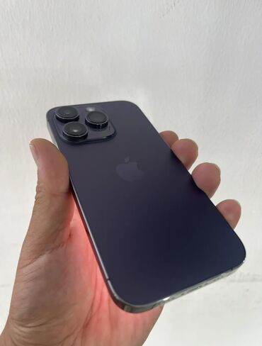 Apple iPhone: IPhone 14 Pro, Б/у, 256 ГБ, Розовый, Зарядное устройство, Чехол, Кабель, 92 %