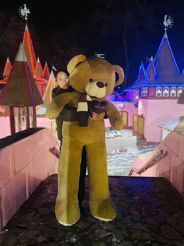 Игрушки: Большие мишки 🧸🧸🧸 🧸60 см 1000 сом (Бесплатная доставка) 🧸80 см 1500 — 3
