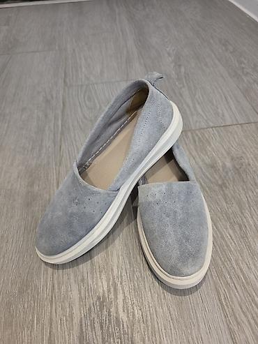 zamus makasin: Məhsul: Qadın üçün slip-on ayaqqabı - Material: Yumşaq süet üst — 1