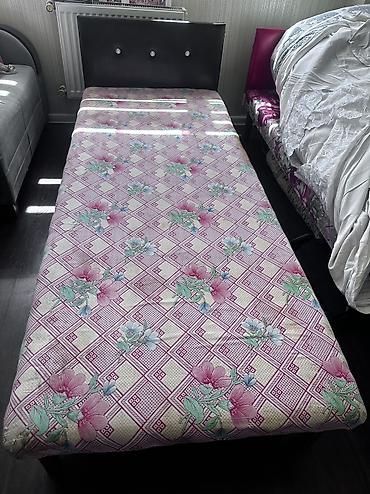 tək kişilik yataq: Yeni, Təknəfərlik çarpayı, Bazasız, Matras ilə, Siyirməsiz, Azərbaycan — 1