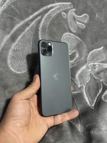 Apple iPhone: IPhone 11 Pro Max, 256 GB, Yaşıl, Zəmanət, Barmaq izi, Simsiz şarj