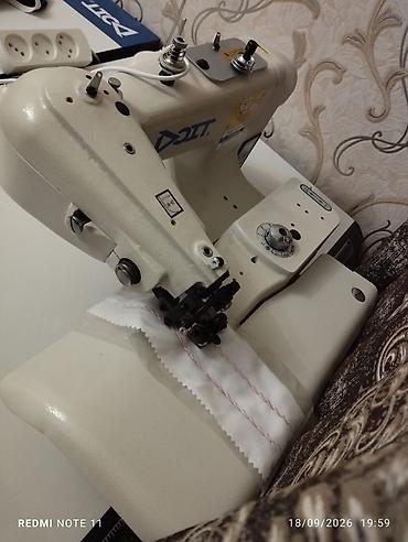 Tikiş maşınları: Sənaye tipli sap-saplama/rezin tikiş üçün 1 iynəli xüsusi tikiş maşını — 1