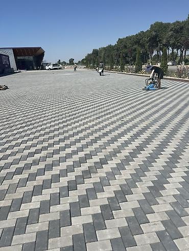 Тротуарная плитка: Тротуарная плитка (бетонная) Прессованный Элитный Мрамор бордюры лотки — 8