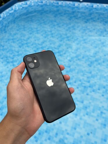 не зарегистрированные телефоны: IPhone 11, Б/у, 128 ГБ, Черный, Чехол, 100 %