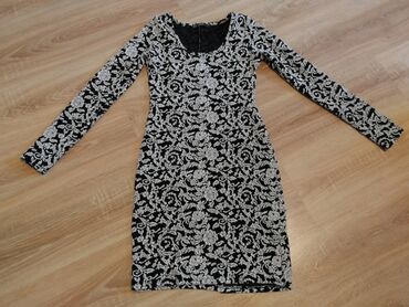 duge letnje haljine: M (EU 38), bоја - Šareno, Drugi stil, Dugih rukava