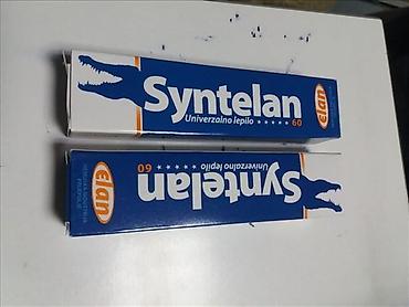 dei tex: Lepak za kožu, gumu i obuću Syntelan tuba 60ml Sintelan lepak je — 1