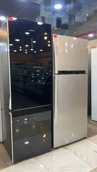 Духовки: 2 двери Daewoo Холодильник Продажа, цвет - Черный