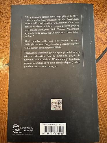 mantolar: Məhsul: Kitab – “Kürk Mantolu Madonna” Müəllif: Sabahattin Ali — 2