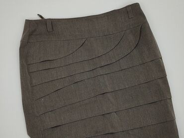 szara dzianinowe spódnice: Skirt, 5XL (EU 50), condition - Very good
