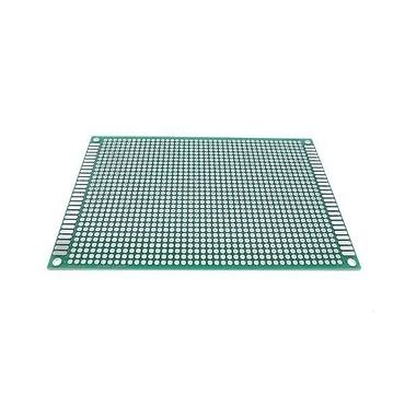 запчасти: İki Üzlü Deşikli Plata (Pertinaks) – 8x12 sm - Ölçü: 8 x 12 sm - — 1