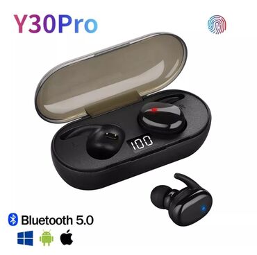 Slušalice: Bluetooth Slusalice Y30, nove i ispravne, sa uputstvom,kablicem i