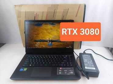 ноутбук rtx 3070: MSI, 16 ГБ ОЭТ, Intel Core i7, 15.6 ", Колдонулган, Татаал эмес тапшырмалар үчүн, эс тутум SSD