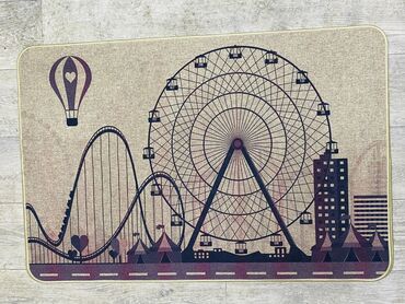 Коврики для туалета и ванны: Коврик для ванной/душа, Новый, цвет - Бежевый, Синий — 5