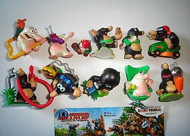 kinder surprise oyuncaqları: Kolleksiya üçün fiqurlar dəsti Kinder Surprise, Kinder Joy, Burger — 5
