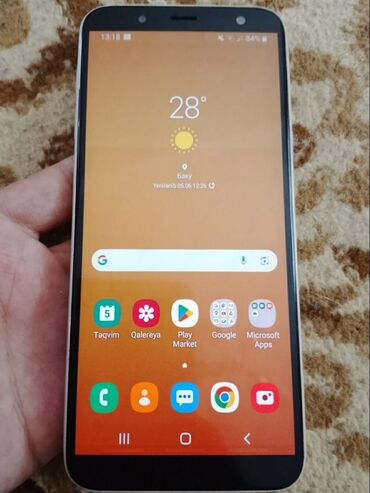 Samsung: Samsung Galaxy J6, 32 GB, Barmaq izi, Face ID