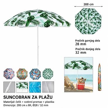 KMT Suncobran sa listovima pun print 297333 - Namena: stvaranje hlada na lalafo.rs KMT Suncobran sa listovima pun print 297333 - Namena: stvaranje hlada