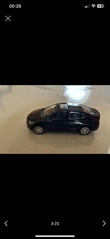 Oyuncaq nəqliyyat: BMW miniatür model avtomobil – metal gövdəli, mavi rəng. Realistik — 10