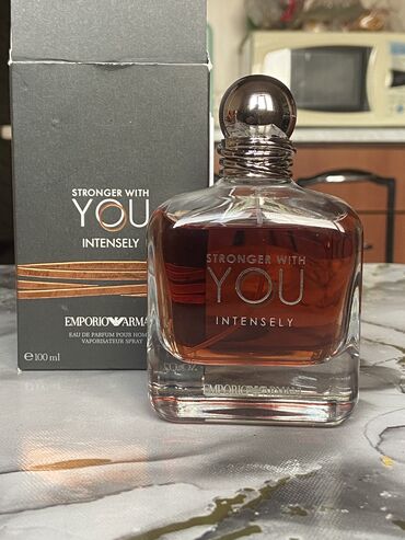 Ətriyyat: Stronger with you intensely 100ml tam orginal eva shopdan alinib biraz