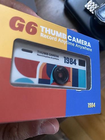 samsung tab a 7: G6 Thumb Camera – mini video/foto kamera Xüsusiyyətlər: - Çox kiçik — 2