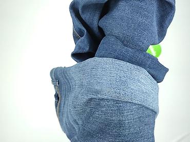dzins material: Denim, Jeansy damskie, rozmiar S — 7
