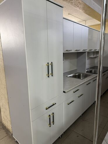 Кухонные гарнитуры: Кухонный гарнитур, Новый, цвет - Белый, Бесплатная доставка — 19