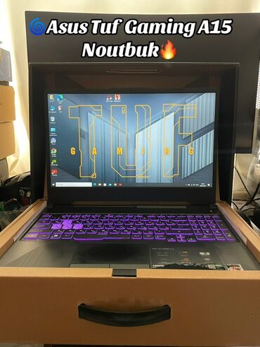 ASUS: İşlənmiş ASUS TUF Gaming, 15.6 ", AMD Ryzen 5, 512 GB, Ödənişli çatdırılma, Ünvandan götürmə