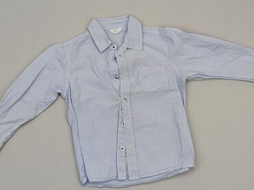 body koronkowe z długim rękawem: Koszula 1.5-2 lat, stan - Bardzo dobry, wzór - Kratka, kolor - Błękitny
