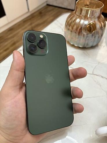 Apple iPhone: IPhone 13 Pro Max, Б/у, 256 ГБ, Alpine Green, Чехол, 76 % — 7