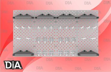 настенные вешалки бишкек: Панель перфорированная, настенная, для магазина и склада