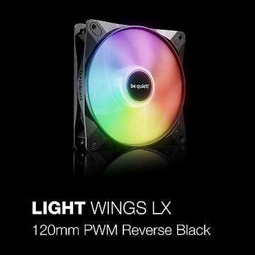 Be quiet! Light Wings LX 120mm PWM Reverse Black – yüksək