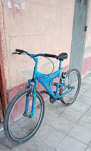 Dağ velosipedləri: Velosiped – dağ tipli, mavi rəng - Gövdə: alüminium görünümlü, tam — 1