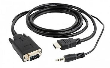 Druga oprema za računare i laptopove: HDMI na VGA kabl sa audio izlazom 3,5 mm - Pretvara digitalni HDMI — 2