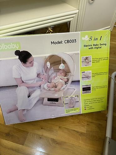 hazir vitrin: ( 2 ədəd )Coolbaby 5-in-1 Elektrik Roker/Beşik – Model CB003 — 3