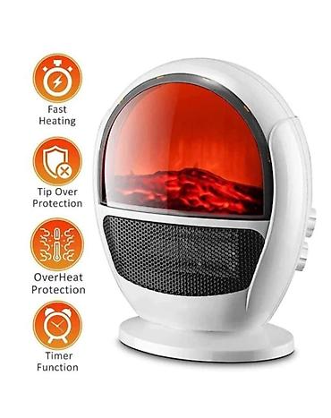 stolüstü ventilyator: RAF Electric Heater R.1600 – 3D alov imitasiyalı elektrikli istilik — 3