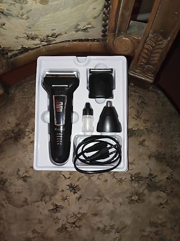 təraş maşını: Kemei KM-6558 3‑ü 1‑də elektrikli trimmer və ülgüc seti — 1