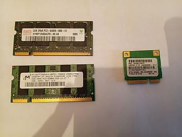 ddr2 ram: Noutbuk üçün RAM modulları və Wi‑Fi kartı . DDR2. 2 GB-lıq 2 — 3