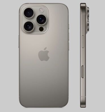 Apple iPhone: IPhone 16 Pro, Колдонулган, 256 ГБ, Natural Titanium, Заряддоочу түзүлүш, Коргоочу айнек, Каптама, 100 %