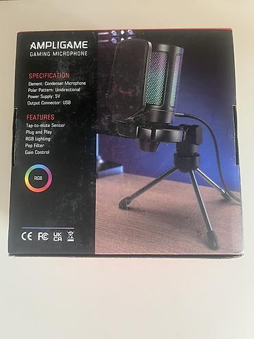 мик ош: Игровой USB-микрофон Fifine AmpliGame A6V - Конденсаторный микрофон — 2