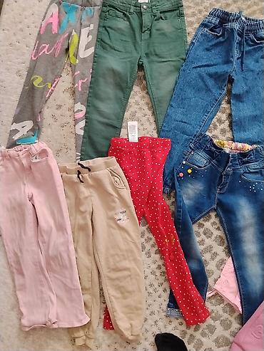 Paketi dečije odeće: Paket dečijih pantalona/helanki za devojčice – razni modeli i boje — 2