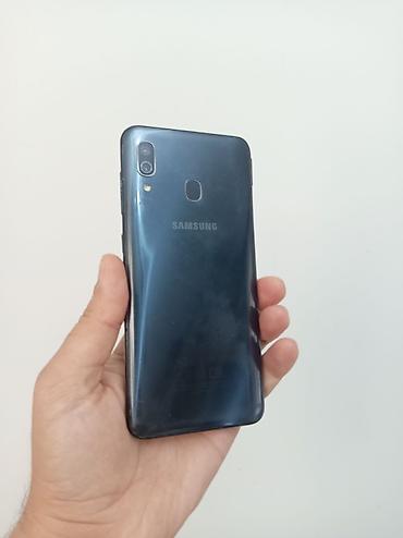 samsung tab4: Samsung Galaxy A30, 64 GB, rəng - Qara, Barmaq izi — 7