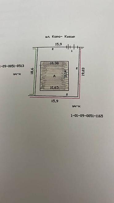 Sale of cottages and houses: Срочно продаётся дом 📍 Район Арча-Бешик 🏠 Площадь дома — 84 м² 🌿 — 11