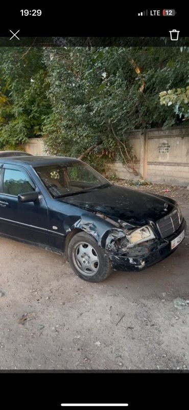 мерседес w204 цена бишкек: Mercedes-Benz C‑Class (W202), седан, черный цвет. Основные