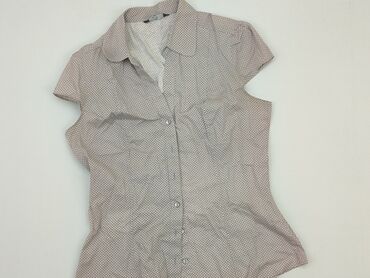 szara bluzki: Сорочка жіноча, F&F, S, стан - Хороший
